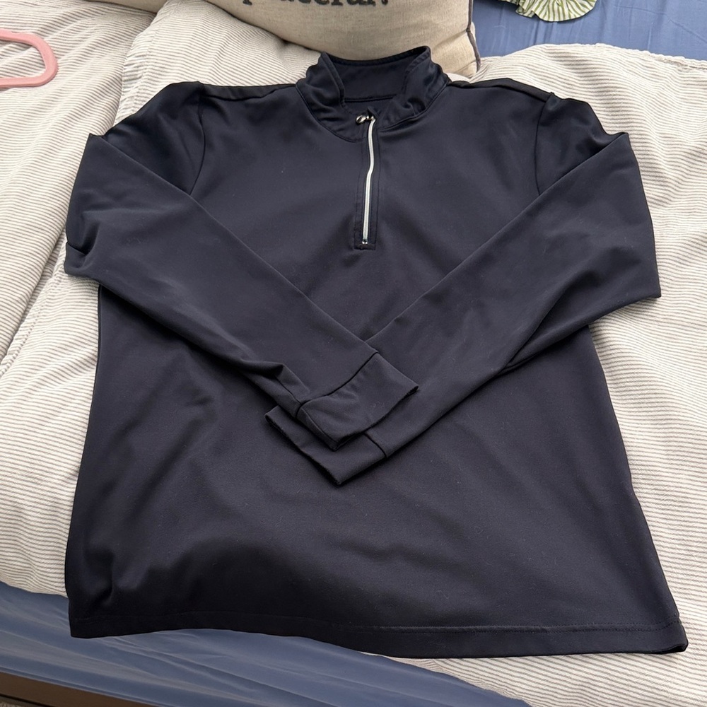 Zyia clubhouse golf collection Quarter-Zip Pullover Long Sleeve Top Size large